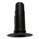 Tuyau acier noir - Diamètre: 100 mm - Longueur ajustable avec rosace