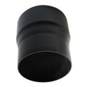 Réduction acier noir - Diamètre: 80 mm mâle / 100 mm femelle