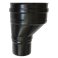 Réduction conique décentrée acier noir - Diamètre: 80 mm mâle / 150 mm femelle