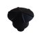 Chapeau anti-intempérie acier noir - Diamètre: 80 mm