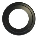 Rosace acier noir - Diamètre: 130 mm