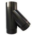 Té à 135° mâle acier noir - Diamètre: 150 mm