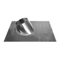 Solin inox plomb pour toit pentu - Diamètre: 130 mm