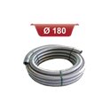 Tubage flexible inox double peau - Diamètre: 180 mm - Rouleau de 20 m