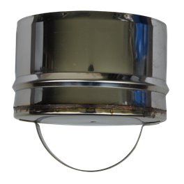Bouchon de condensation étanche simple paroi inox - Ø 300