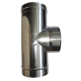Té à 90° mâle simple paroi inox - Ø 140 Té à 90° mâle simple paroi inox - Ø 140