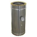 Module de prélèvement des fumées double paroi inox - Diamètre int/ext: 250-300 mm