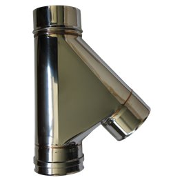 Té à 135° mâle double paroi isolée - Ø int/ext: 120-170 Té à 135° mâle double paroi isolée - Ø int/ext: 120-170