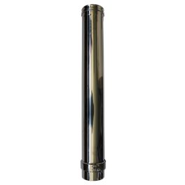 Longueur droite ajustable 420 à 670 mm double paroi - Ø int/ext: 120-170