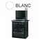 Cuisinière à bois Gaia 138 acier émaillé blanc