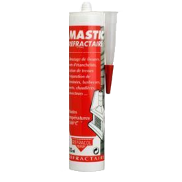 Tube de mastic réfractaire