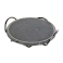 Plaque de cuisson ronde en pierre de lave 28cm