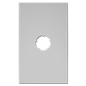 Plaque de finition plafond blanche - Diamètre : 100 mm