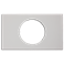 Plaque de finition plafond blanche - Diamètre : 100 mm