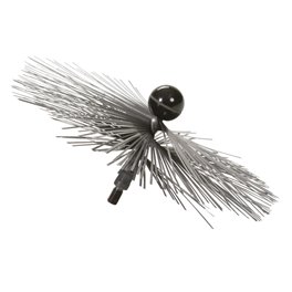 Brosse Ø 35 cm inox Dur, 2 couches Brosse Ø 35 cm inox Dur, 2 couches