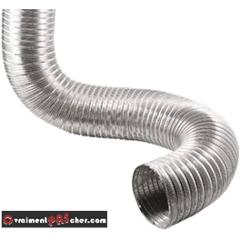 Gaine aluminium extensible - Ø 50 mm Gaine aluminium extensible - Ø 50 mm