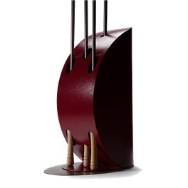 Porte-pelles à pizza VELA - Rouge antique Porte-pelles à pizza VELA - Rouge antique