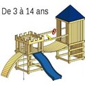 Structure de jeu en bois Arthur v.4