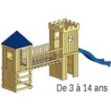 Structure de jeu en bois Arthur v.3
