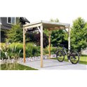Abri à vélos (Bikeport) Type 2 autoclave toit PVC