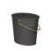 Seau à cendres anthracite petit modèle - 15 litres