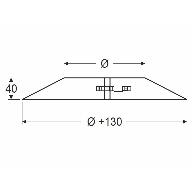 Manchon caoutchouc pour tuyau flex Ø50 Manchon caoutchouc pour tuyau flex Ø50