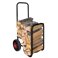 Chariot à bois avec pneus caoutchouc
